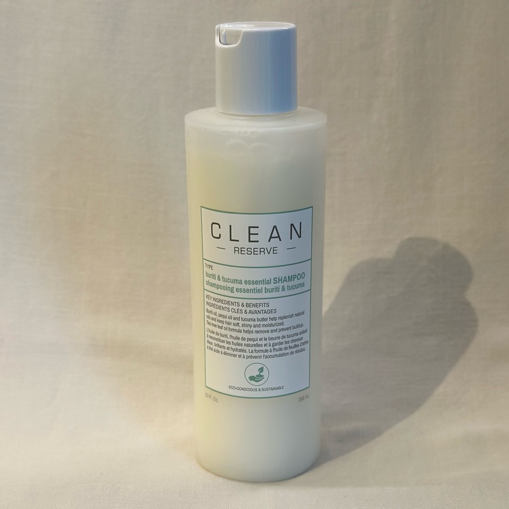 Clean Reserve Buriti & Tucuma Essential Shampoo 10oz Sealed Sustainable Beauty